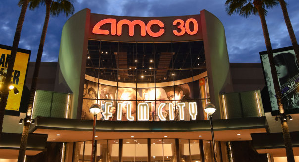 AMC cinemas at the Block in Orange, California.