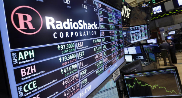 Radio Shack Stock Drop