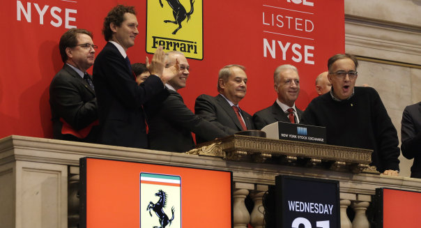 Financial Markets Wall Street Ferrari