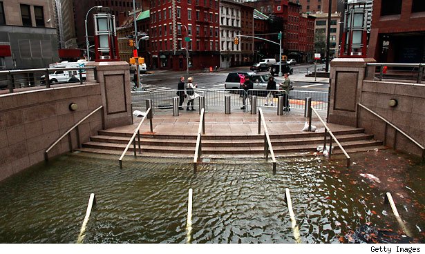 Hurricane Sandy damage